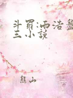 斗罗:雨浩盘唐三小说