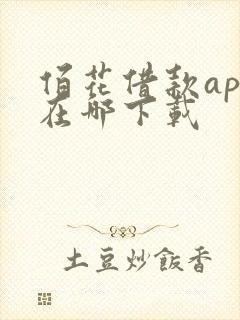 佰花借款app在哪下载