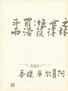 斗罗:绝世之霍雨浩获得林动传承