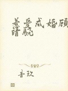 惹爱成婚顾惜陆靖骁