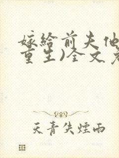 嫁给前夫他哥(重生)全文免费阅读