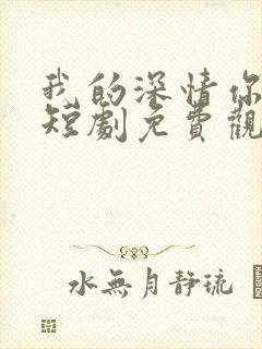 我的深情你不配短剧免费观看全集在线播放