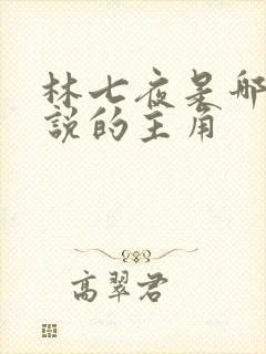 林七夜是哪本小说的主角
