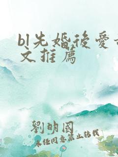 bl先婚后爱甜文推荐