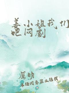 姜小姐我们复婚吧网剧