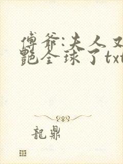 傅爷:夫人又惊艳全球了txt