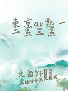 东京av热一区二区三区
