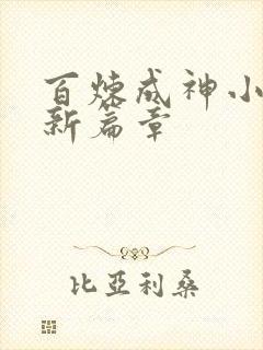 百炼成神小说最新篇章