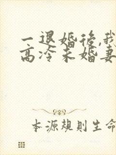 一退婚后,我的高冷未婚妻后悔了