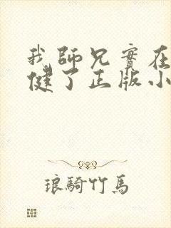 我师兄实在太稳健了正版小说阅读