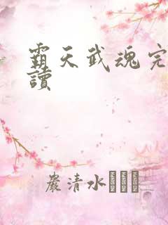 霸天武魂完整阅读