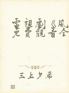 电视剧《风筝》免费观看全集高清