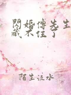 闪婚傅先生马甲藏不住了