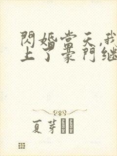 闪婚当天,我怀上了豪门继承人在线