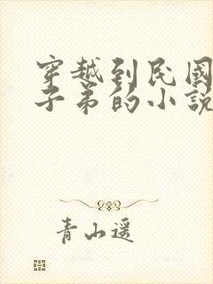 穿越到民国富家子弟的小说