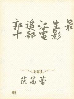 郭追江生最经典十部电影