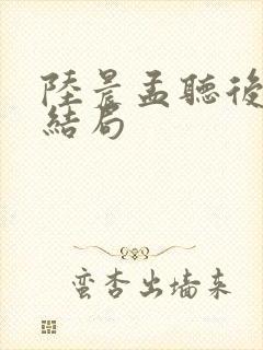 陆晨孟听后续大结局