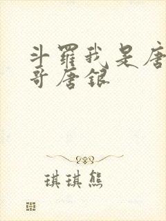 斗罗我是唐三他哥唐银