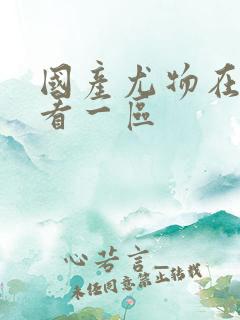 国产尤物在线观看一区