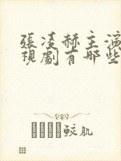 张凌赫主演的电视剧有哪些