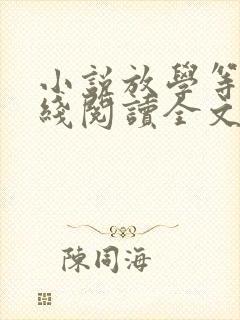 小说放学等我在线阅读全文