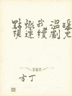 点燃我温暖你电视连续剧免费观看