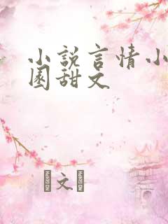 小说言情小说校园甜文