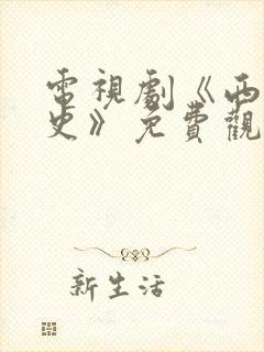 电视剧《西晋秘史》免费观看