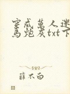 穿成万人迷的竹马炮灰txt下载