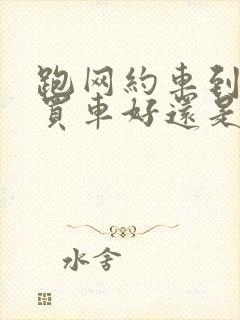 跑网约车到底是买车好还是租车好