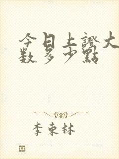 今日上证大盘指数多少点