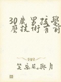 30岁男孩学什么技术有前途