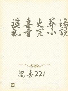 追妻火葬场一口气看完小说推文