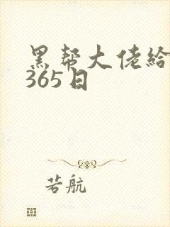 黑帮大佬给我的365日