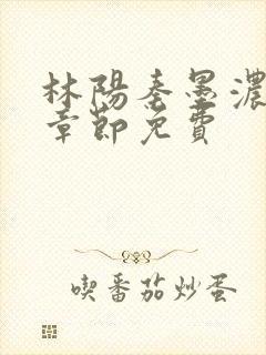 林阳秦墨浓最新章节免费