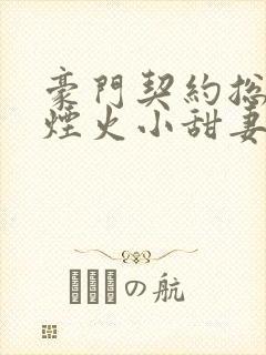 豪门契约总裁的烟火小甜妻小说