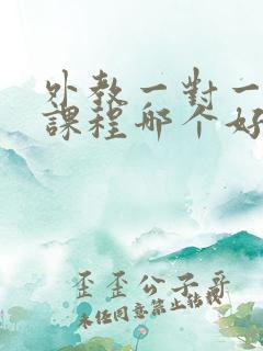 外教一对一口语课程哪个好