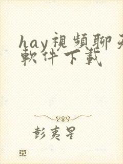 hay视频聊天软件下载