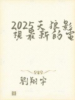 2025天狼影视最新的电视剧