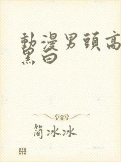 动漫男头高质量黑白