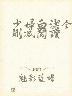 少妇白洁全文无删减阅读