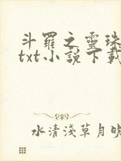 斗罗之灵珠神剑txt小说下载