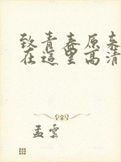 致青春原来你还在这里高清
