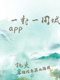 一对一同城交友app