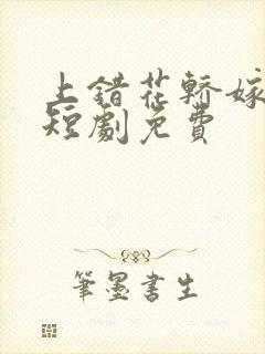 上错花轿嫁王爷短剧免费