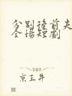 分别后前夫惊艳全场短剧