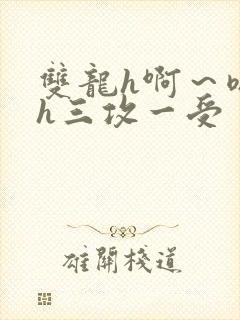 双龙h啊～嗯啊h三攻一受