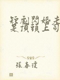 短剧闪婚老公竟是顶头上司免费