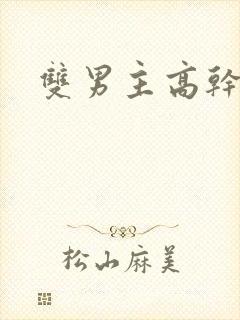 双男主高干文