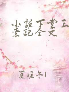小说下堂王妃逆袭记全文